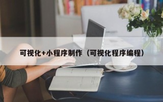 句容可视化+小程序制作（可视化程序编程）